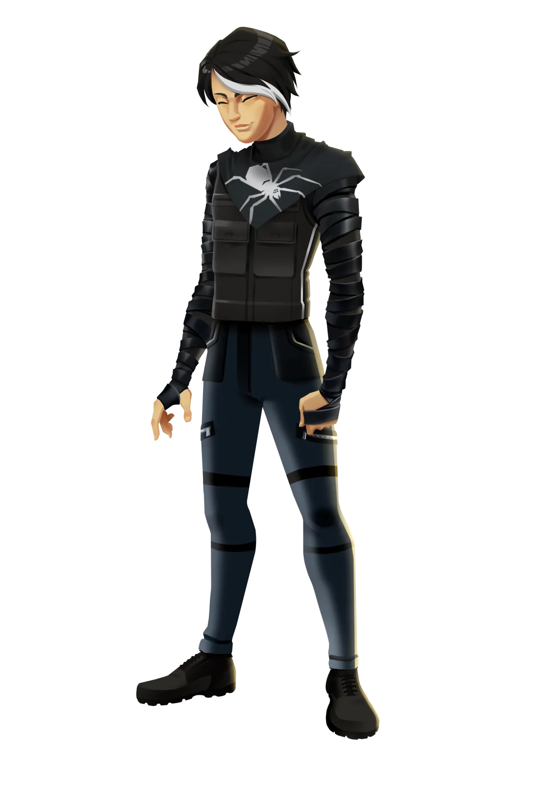 Ren in Apex Academy armor
